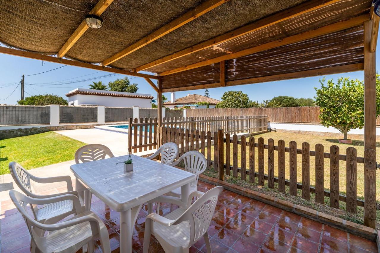 Casa Carlos Con Piscina Privada En Conil Conil De La Frontera Bagian luar foto